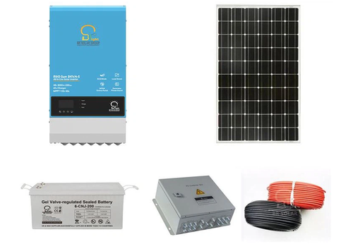 Premium 100kW Off-Grid Hybrid Solar System with 5kW Storage Battery Lithium or Lead Acid 15kW Load MPPT Home Kit