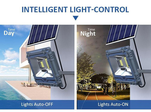 800W Heavy-Duty LED Solar Flood Light – Bright Outdoor Aluminum IP66 Waterproof
