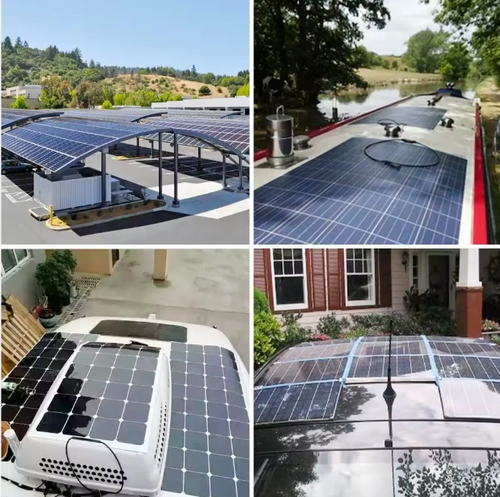 Semi-Flexible Rollable Thin-Film Solar Panels – 50W–300W, 12V / 18V / 36V, Lightweight PV Modules for RVs, Boats, and Off-Grid Systems