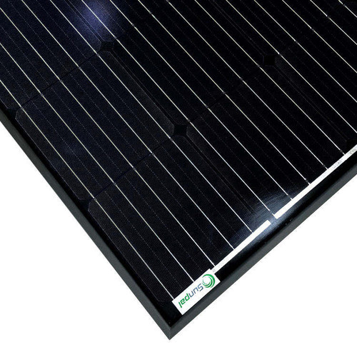 Wholesale Sunpal 490Wp–550Wp All Black Monocrystalline Bifacial Solar Panels – 415W Max Power Glass Front