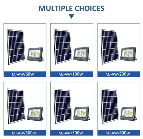 IP66 Solar LED Reflector Flood Lights – 800W, 1000W, 1200W, 3000W Aluminum Outdoor Lighting