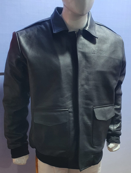 Aviator Leatjer jackeet Maroon