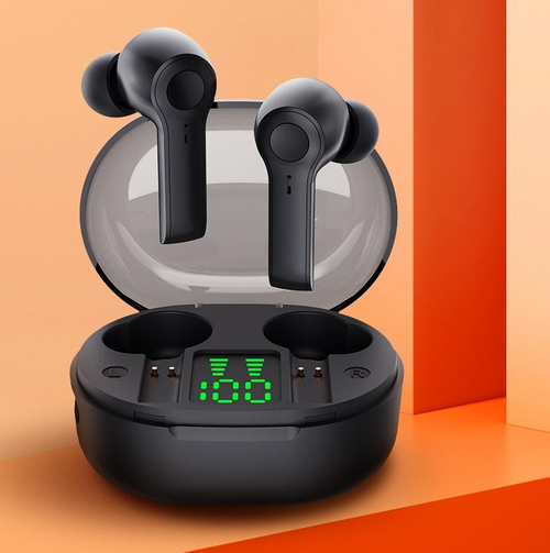 Premium LED Display Wireless TWS Bluetooth 5.0 Earbuds with HD Sound, Noise Cancellation & Touch Control for All Devices