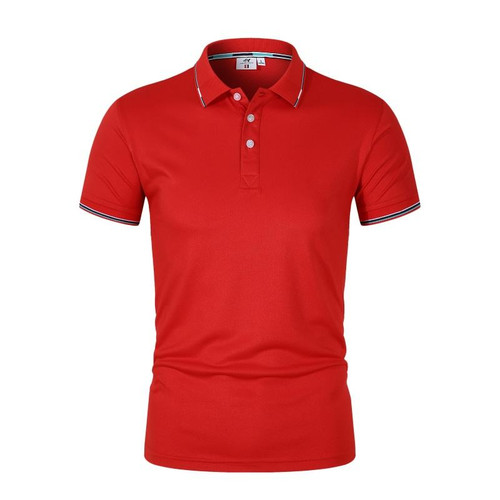 Stylish Mens Polo Shirt Lightweight Cotton with Breathable Fabric and Classic Collar Design for Daily Use and Outdoor Activities