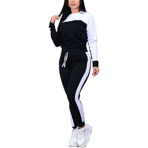 Stylish Women’s Tracksuit – Comfortable and Stretchable Two-Piece Activewear Outfit for Running, Training, and Fitness