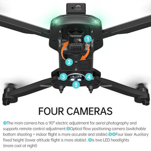 5G 4K GPS Drone X Pro – Dual HD Camera Wi-Fi FPV Quadcopter with Follow Me, Auto Return & Brushless Motors