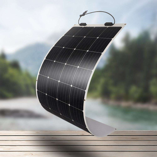 Flexible Solar Panel 23% Efficiency – HJT N-Type TOPCON, IP68, All Black for RV, Boat, Camping