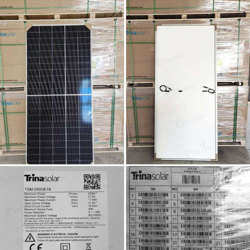 Trina Vertex N-Type 480W–510W Polycrystalline Solar Panel – Half-Cell High Efficiency PV Module for Commercial and Industrial Applications