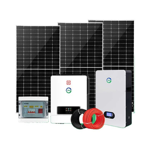 Top Rated Complete Home Solar Power System with Monocrystalline Silicon Panels, MPPT Controller, and Lithium-Ion Battery – Efficient Electricity Generation