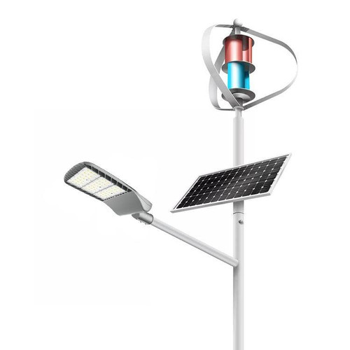 High Efficiency 90W Wind Solar Hybrid Street Light with LED Lamp and Wind Turbine for Outdoor Lighting
