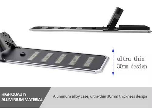 60W Solar Cell LED Street Light 12V Cahaya Jalan Tenaga Surya with Aluminum Alloy Body & IP66 Waterproof