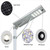 All-in-One LECUSO Solar LED Street Light 60W / 80W / 100W with 4G CCTV and Aluminum Alloy Body