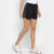 Plus Size Women’s High-Waist Hot Shorts Spandex Breathable Fitness Running Workout Shorts Bow Button