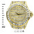 MONARCH Bling Master Luxury Watch Set – Stylish Iced-Out Timepiece with Matching Bracelet for Men