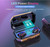M12 Pro True Wireless Bluetooth 5.0 Earbuds, 3D Surround Sound, LED Display, Noise Cancelling, for iPhone & Android