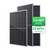 420W/580W Full Black Bifacial TOPCon N-Type Solar Panels – Transparent High-Efficiency PV Modules for Residential Use