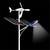 High Quality 90W Solar Street Light with Wind Turbine – Hybrid Wind and Solar Powered LED Outdoor Lighting