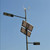 80W Solar Windmill LED Street Light with Aluminum Alloy Body IP66 Waterproof DC Power Supply