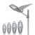 200W Outdoor Solar Charging LED Fence Lamp with IP66 Waterproof Aluminum Alloy Body and DC Power Supply