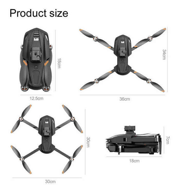 Hot Sale V168 4K Professional Camera Drone with GPS, LED Lights, Long Range, and HD Small Drone Design