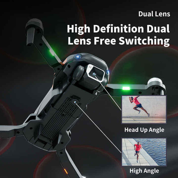 Affordable 1pc 4K UHD Outdoor Drone – Brushless Motor RC Model Plane with Remote Control