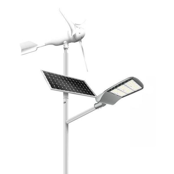 90W LED Street Light with Wind Turbine Solar and Wind Hybrid Outdoor Lighting Solution