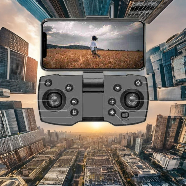 Premium V168 4K HD Camera Drone – GPS Navigation, LED Lights & Long-Range Compact Quadcopter