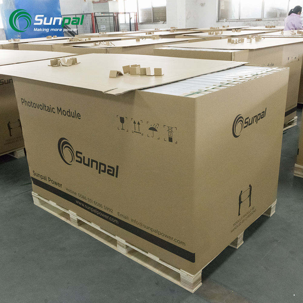 Sunpal 350W–380W All-Black Monocrystalline Solar Module – High-Efficiency 60-Cell PV Panel for Residential Applications