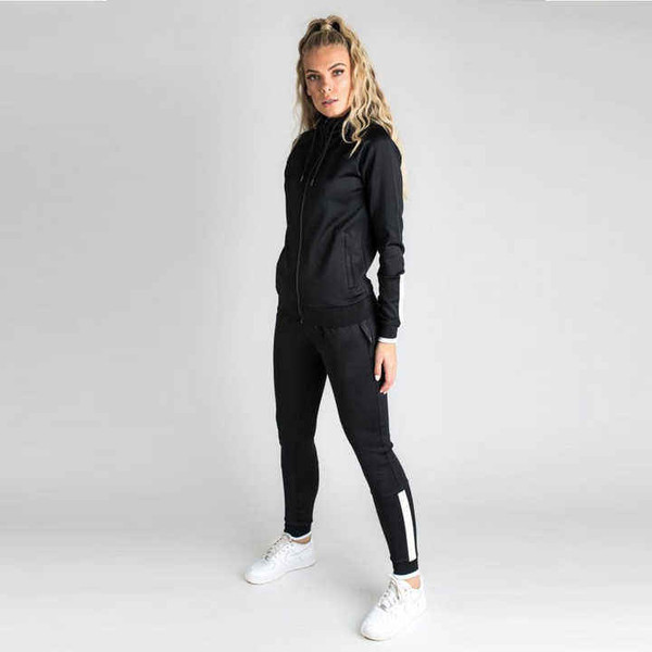 Modern Women Tracksuit with White Crop Top for Daily Wear