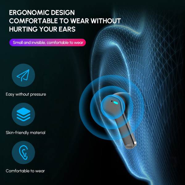 Dual Noise Cancelling True Wireless Earbuds – Bluetooth Headphones for Clear Audio