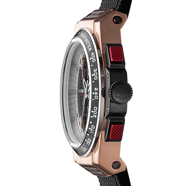 Otto Chrono Black Rose Gold Men’s Watch – Luxury Chronograph Timepiece