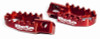 Billet Red Footpegs
