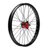 Jitsie Front Wheel, Black Rim Red Hub