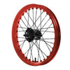Jitsie Rear Wheel, Black Rim Red Hub