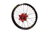 Beta Racing Kite 18" Rear Wheel, Red Hubs, Red Nipples, Silver Spokes, Black Rim