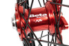 Beta Racing Kite 21" Front Wheel, Red Hubs, Red Nipples, Black Spokes, Black Rim