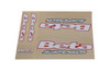 Beta Suspension Decals, Red