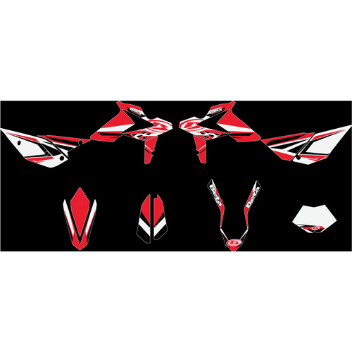 Graphic set, Rally Red, 2015-2017