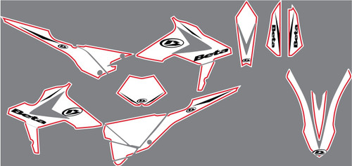 Graphics Kit, Alpine White, RR