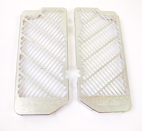 BulletProof Radiator Guards, 125/200 RR, Silver