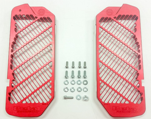 BulletProof Radiator Guards, 125/200 RR, Red