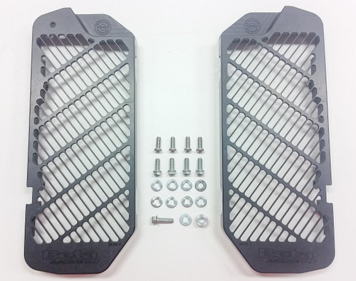 BulletProof Radiator Guards, 125/200 RR, Black