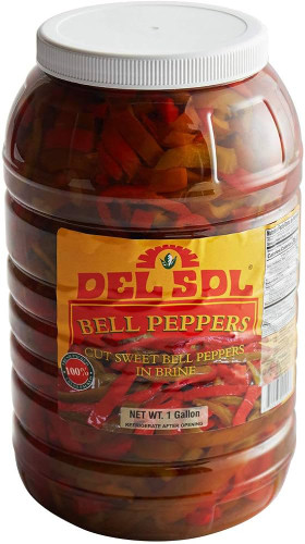 Del Sol Cut Sweet Peppers 1Gal