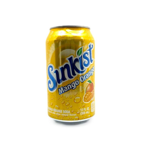 Sunkist Mango Orange Can 24/12 oz