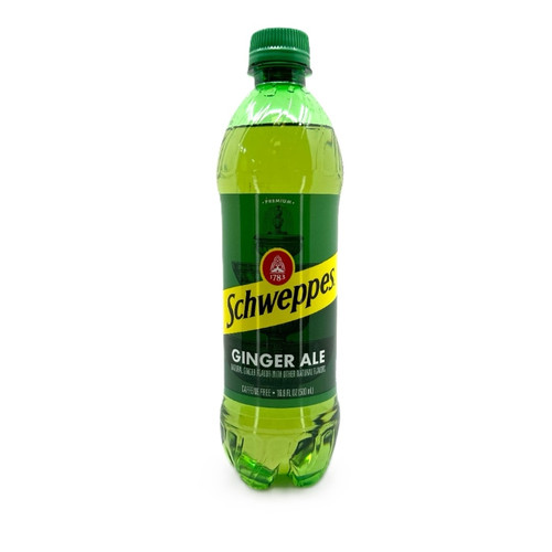 Schweppes Ginger Ale Bottle 24/16.9 oz