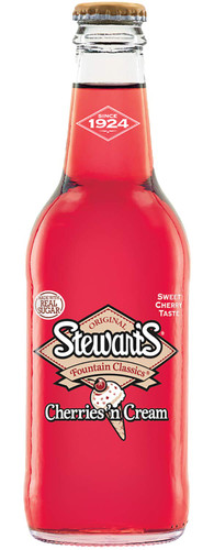 Stewart's Cherries n' Cream Soda 24/12 oz