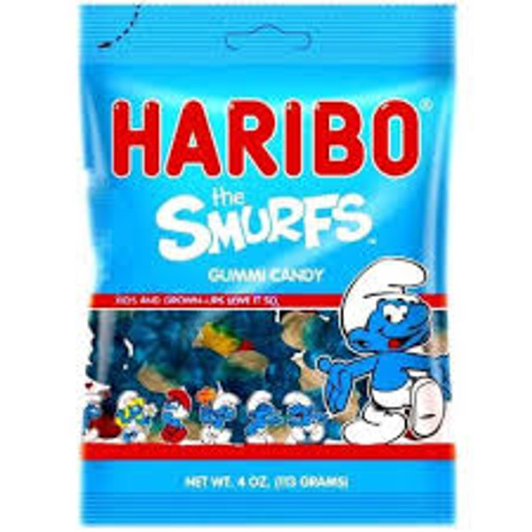 Haribo Peg Bag - The Smurfs 12/4 oz