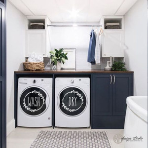 Washer & Dryer Decal