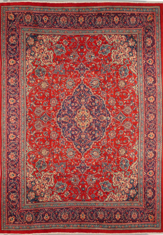 9 x 13 Persian Moud Rug Panel Design