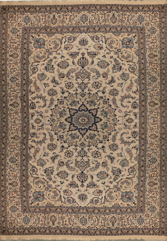 8'2" x 11'5" Persian Nain Rug 3 8'2" x 11'5" Persian Nain Rug 3